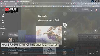 Aeon Byte Gets It, Ari [Q] Time Gnostic Cat Cut Yup!