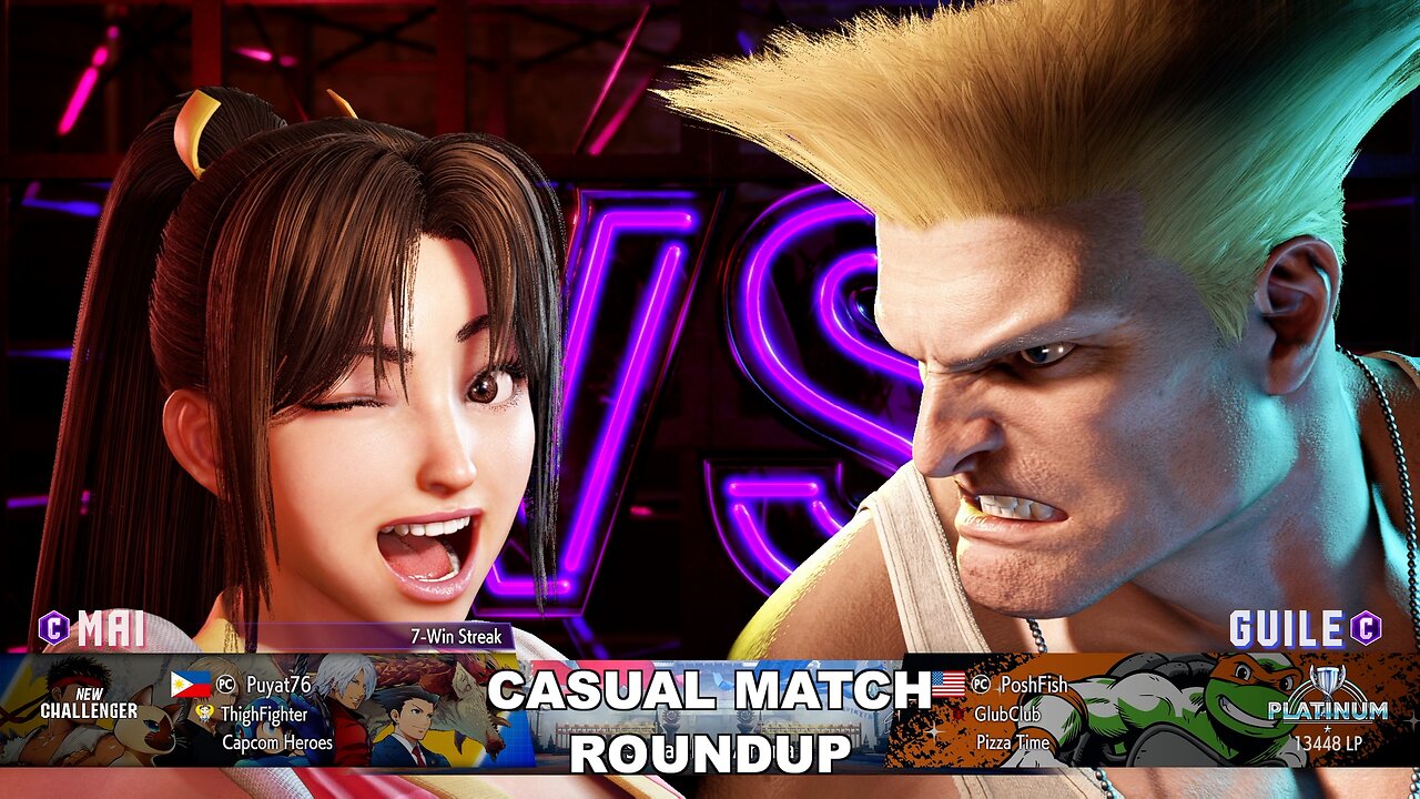 Kuya Kalbo SF6 Casual Match Roundup. Mai [Hori Fight Stick]