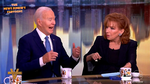 The View dummies interviewing a vegetable also known as Creepy Joe.