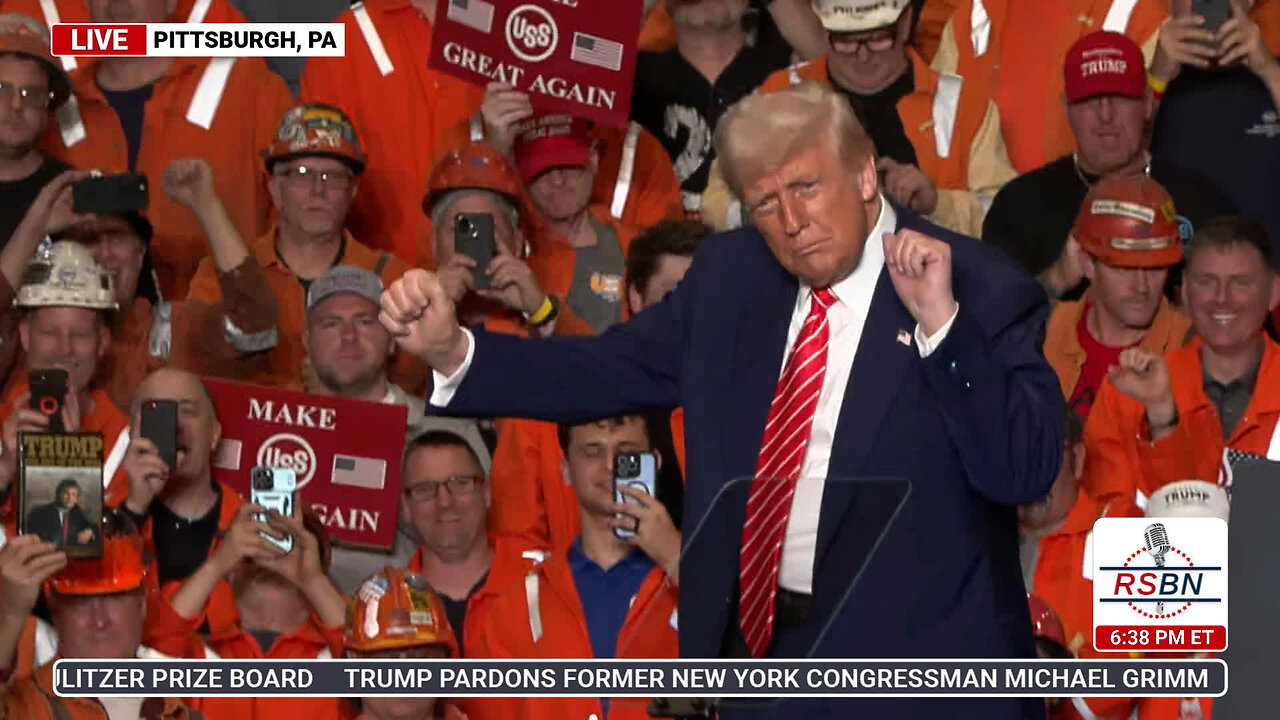 FULL SPEECH: President Trump Holds a Rally in Pittsburgh, PA - 5/30/25