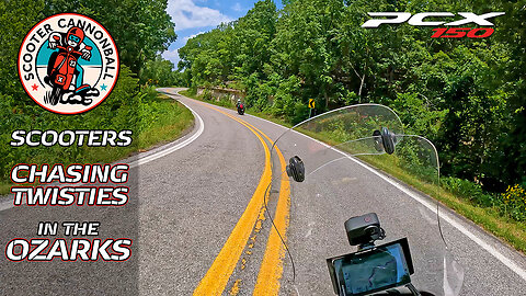 Scooter Cannonball 2023 // Day 6: Chasing Twisties in the Ozarks