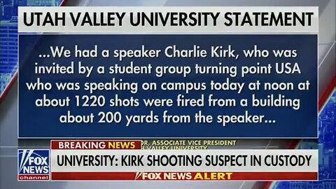 SHOTS FIRED FROM A BUILDING🎪👨‍💼🏫TARGETED CHARLIE KIRK🎪👨‍💼🏫🥷💫 
