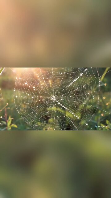 Morning dew drops on the spider web.. #morning #spiderweb