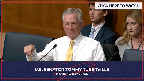 Senator Tuberville Speaks with Dr. Jacqueline Corrigan-Curay on Over-The-Counter Drugs
