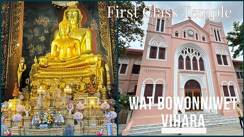 Wat Bowonniwet & Museum - 1st Class Royal Temple with Rare Double Buddha - Bangkok Thailand 2025