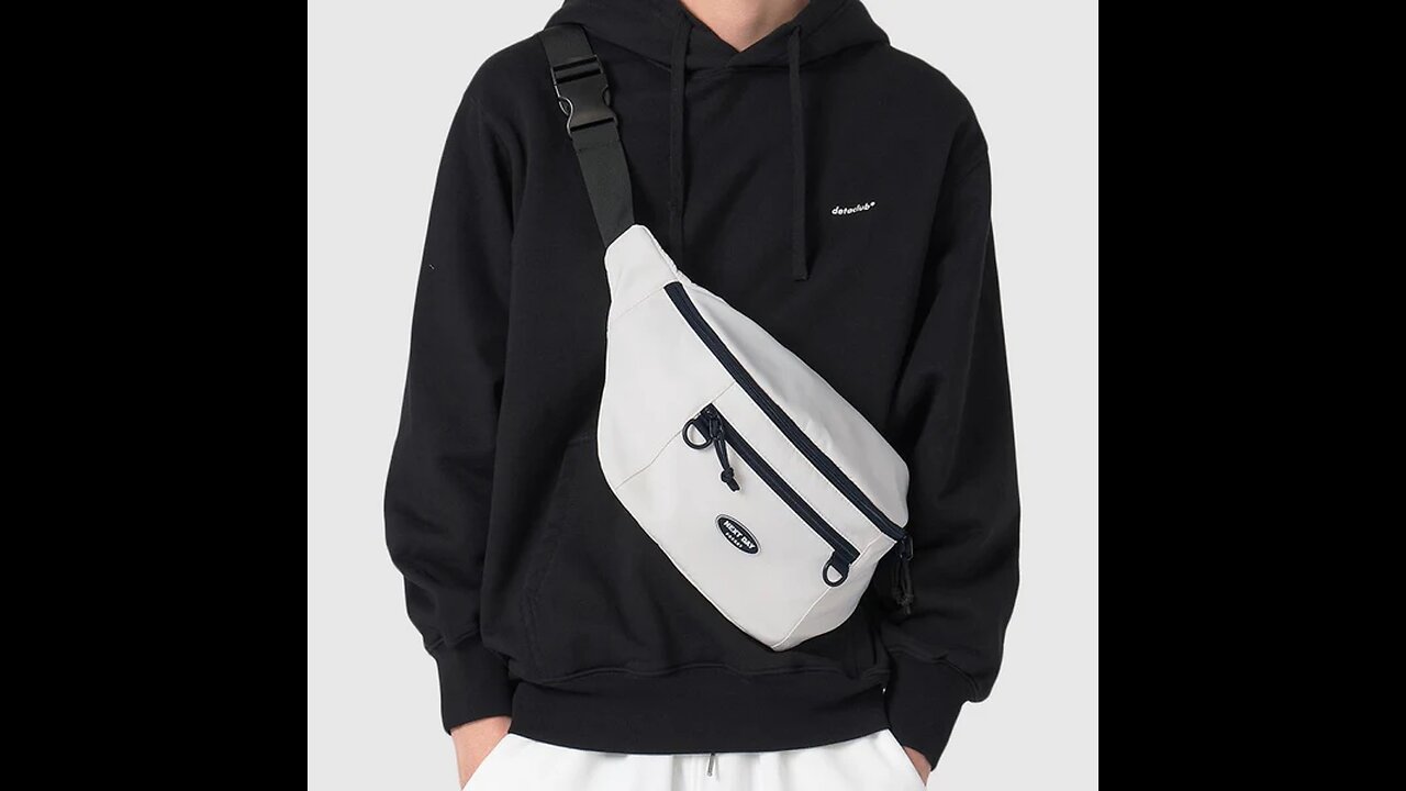 High-Capacity Chest Bag, Single Shoulder Sling Bag