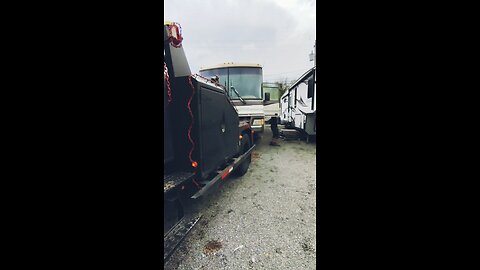 Abandoned RV tow