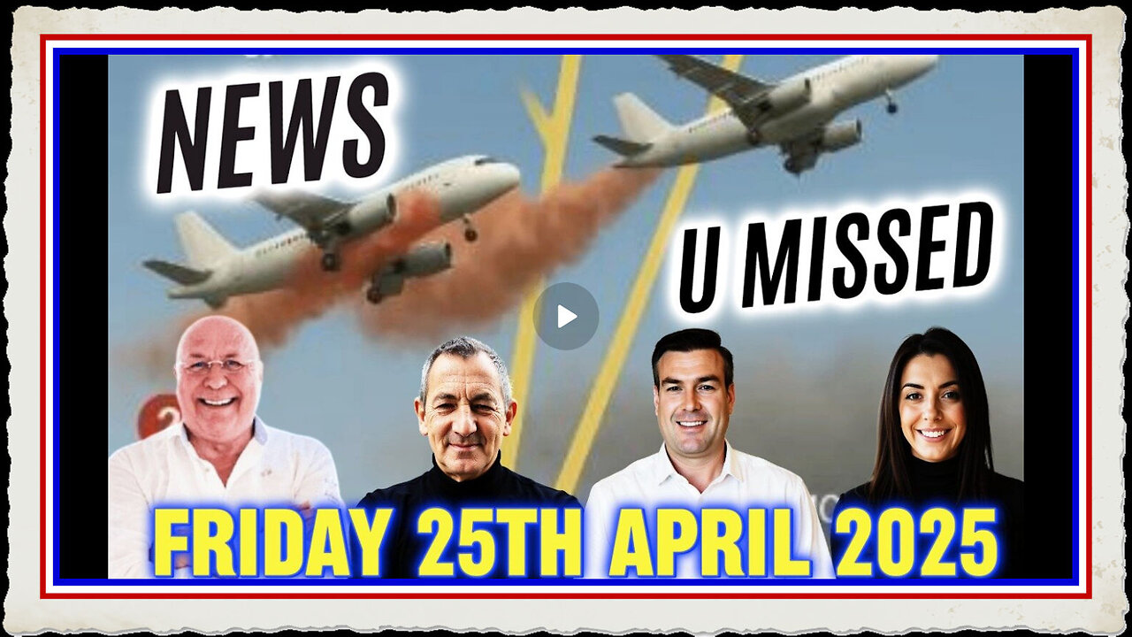 CHARLIE WARD DAILY NEWS WITH PAUL BROOKER WARREN THORNTON FRIDAY 25TH APRIL 2025