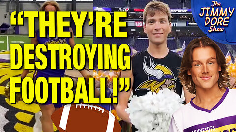 Right Wing FREAKOUT Over Male Football Cheerleaders!