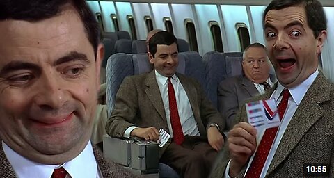 Mr Bean travels to AMERICA