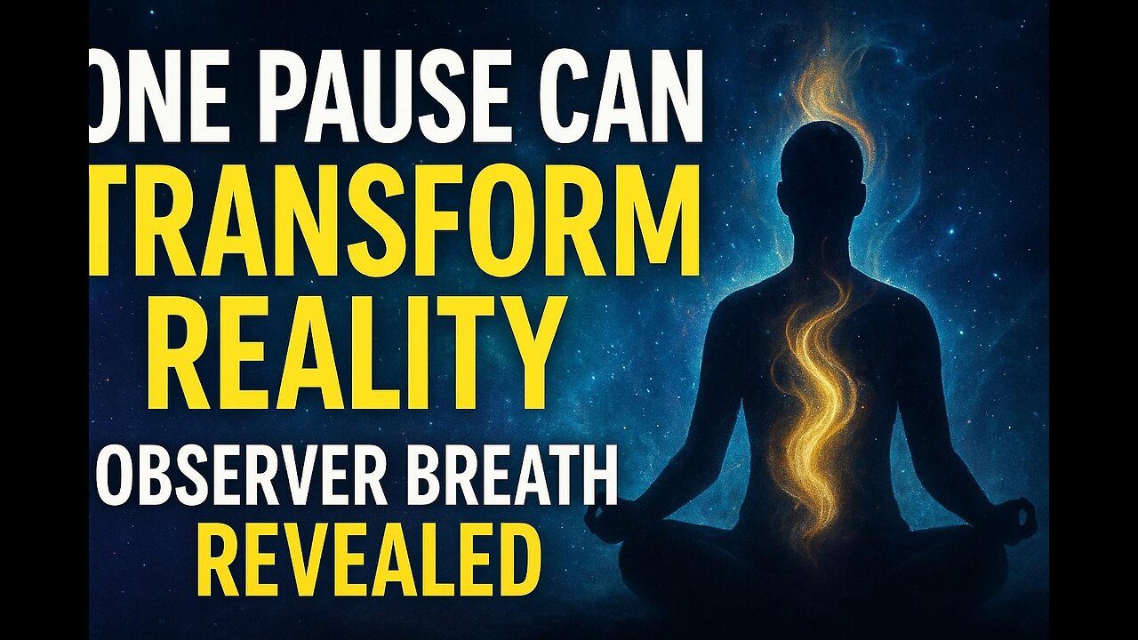 Ancient Wisdom + Modern Science: The Power of Observer Breath