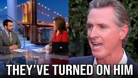 CNN just took a SH*T on Gavin Newsom's FAILED attempt at distancing himself from the FAR-LEFT