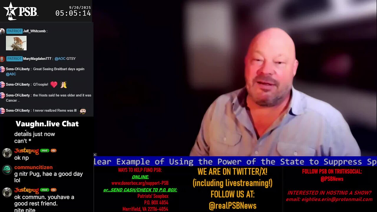 2025-09-20 05:00 EDT - Patriots Rising: with Q Trooper & Majjik