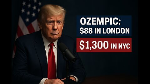Donald Trump Exposes Ozempic Price Scam | $88 in London vs $1,300 in NYC!