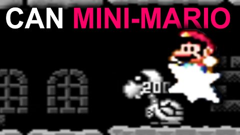 Can MINI-MARIO defeat World 1 without power-ups, YOSHI or switch blocks ? | SUPER MARIO WORLD