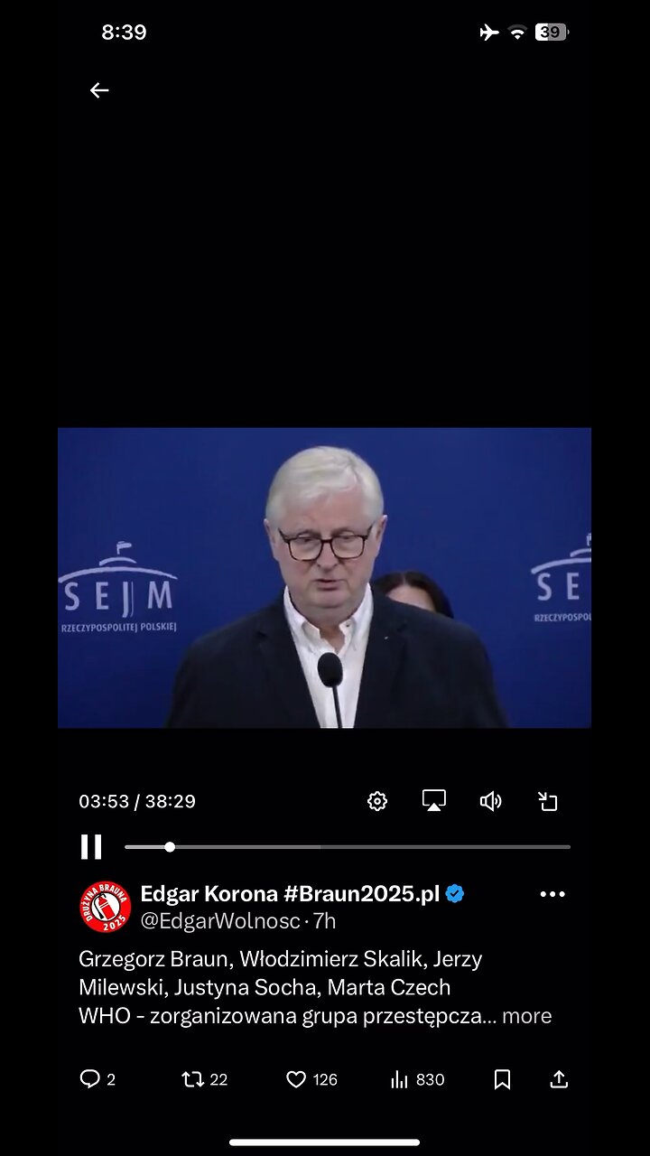 In Polish : Jerzy Mikewski, Grzegorz Braun , Justyna Socha : covid, plans to destroy Poland