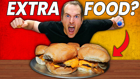 This EXTREME Burger Challenge BACKFIRES In The Best Way Possible!