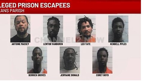 Major Security Breach at Orleans Parish Prison — At Least 7 Inmates Escape Near Downtown New Orleans