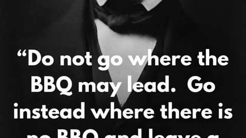 Wise words. Poetic even.