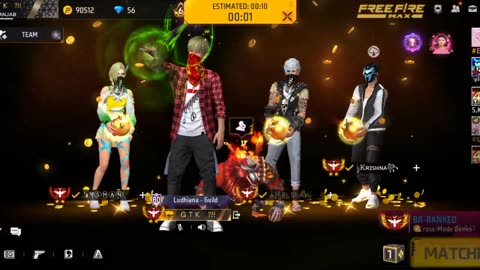 🔥1736 Days Old Squad Lobby 😱 | Free Fire MAX Pro Players Flex | Legendary ID"