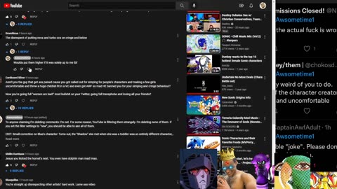 Sonic OC Waifu Tier List Video: Fallout and Response