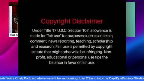 Juan OSavin joins Capt Kyle & Kelly for a live Update