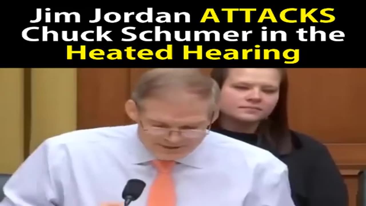Jim Jordan ATTACKS Chuck Schumer in the Heated Hearing P1
