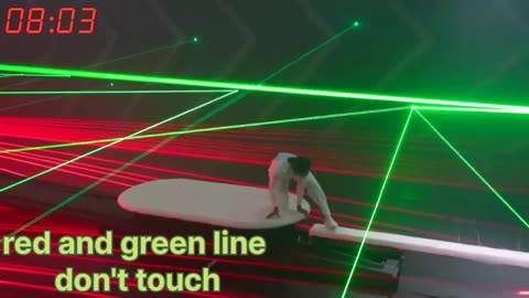 red and green line don't touch