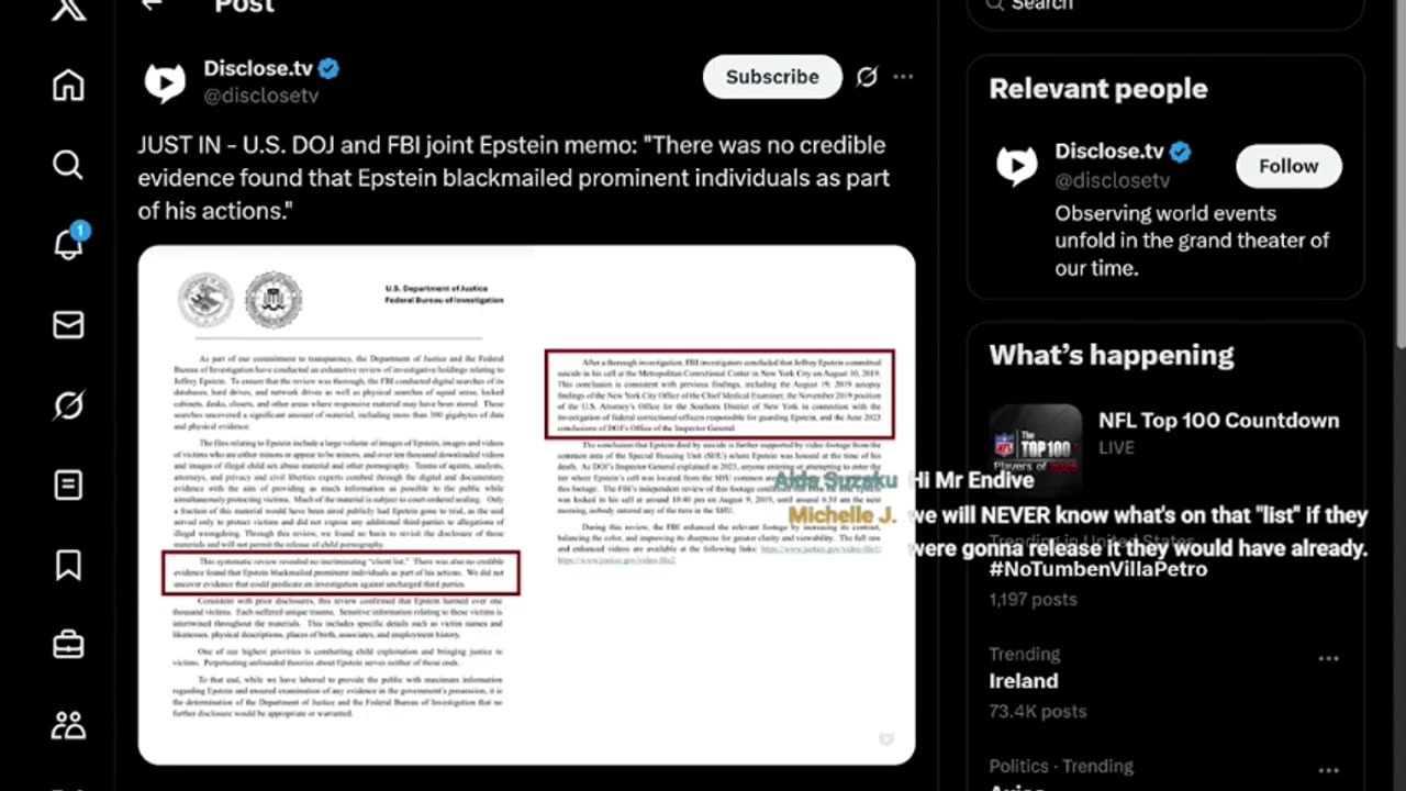 Both sides are on the Epstein list and work hard not to show it (RuinedLeonLIVE Clip)