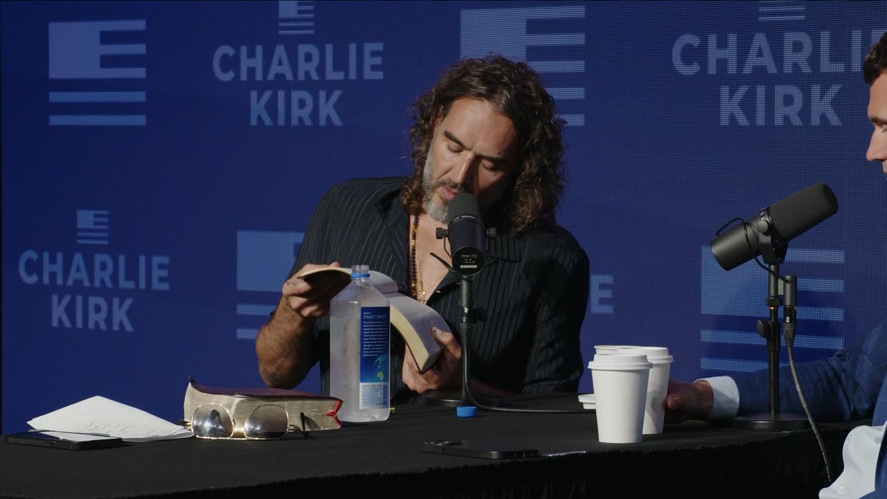 Charlie Kirk and Russell Brand Discuss Christianity's Vital Role To Play in 21st-Century Society