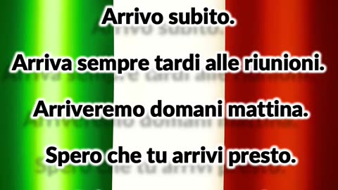 "🇮🇹 ¿Cómo se dice 'LLEGAR' en italiano? 🚆 Domina 'ARRIVARE' para viajes y más