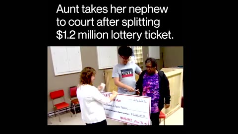 Aunt Takes Nephew To Court After Splitting $1.2 Million Lottery Ticket