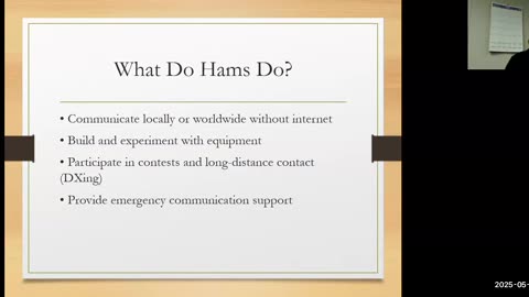 HAM GMRS Radio Class With Andy Weller