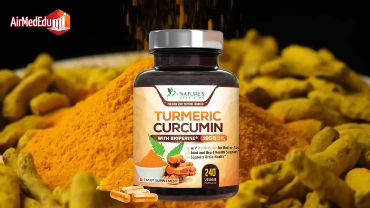 Curcumine de curcuma avec BioPerine, effet sur les organes ciblés