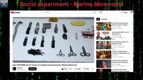 Social experiment - Marina Abramović
