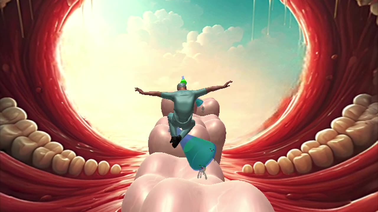 #Bacillus flagellatus on #teeth. Play now.