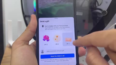 How to Send Stars on Facebook Reels