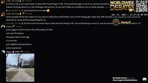 0250 WIDESTREAM - Worldwide Debates - YouTube/Twitch/Rumble