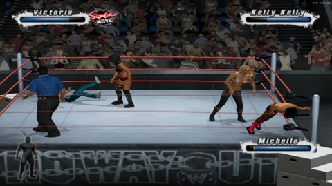 WWE SmackDown vs. Raw 2009 | Victoria vs Kelly Kelly vs Layla
