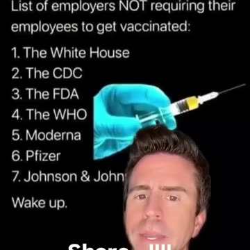 Government’s are crying Covid again! | “Always remember the people who mandated the dangerous ineffective experimental jab never mandated it for their own people”