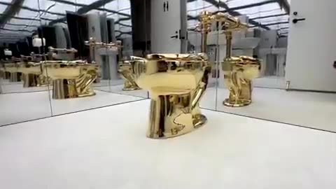 Sotheby’s is auctioning Maurizio Cattelan’s 18-karat gold toilet, "America," in New York