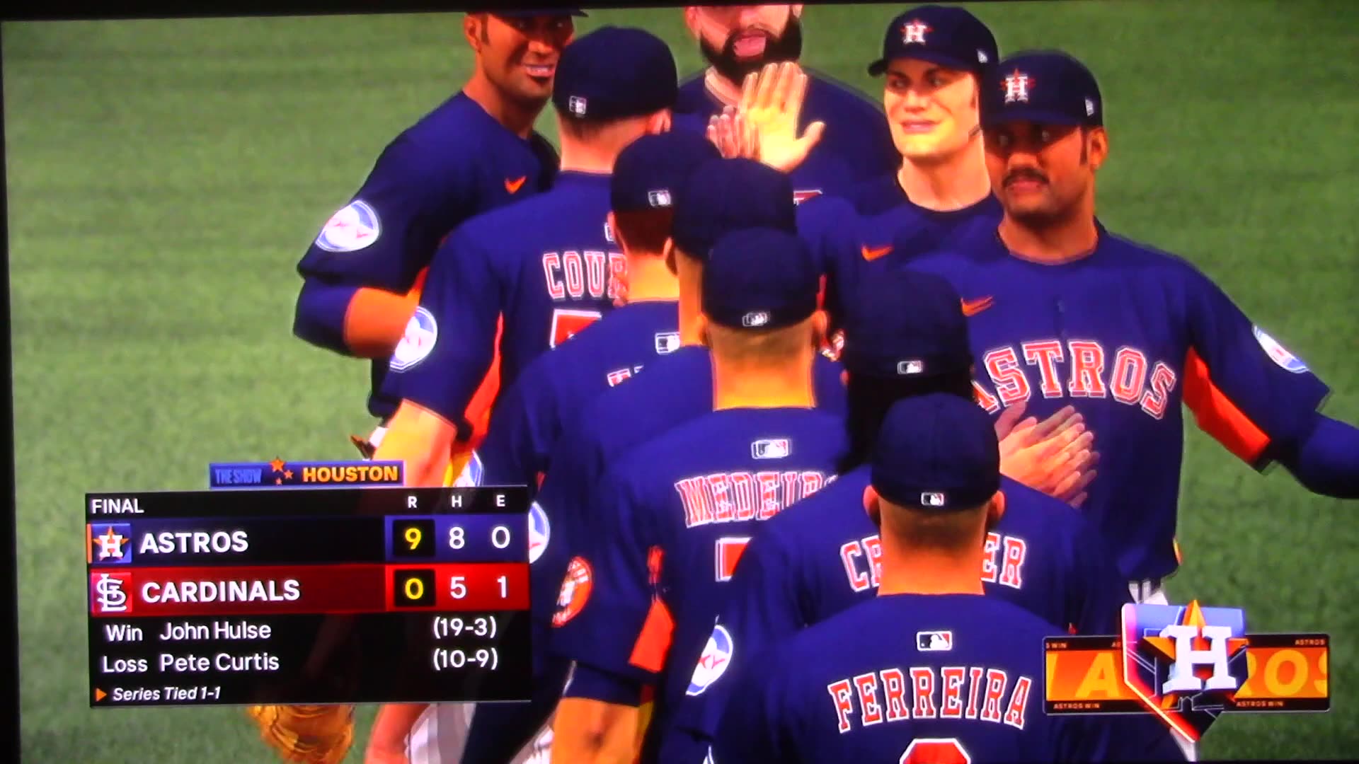 MLB The Show: Houston Astros vs St. Louis Cardinals (S16 G133)