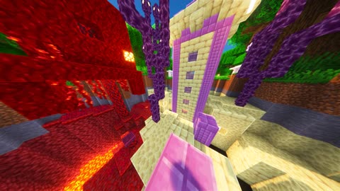 052_Minecraft Parkour Gameplay #game