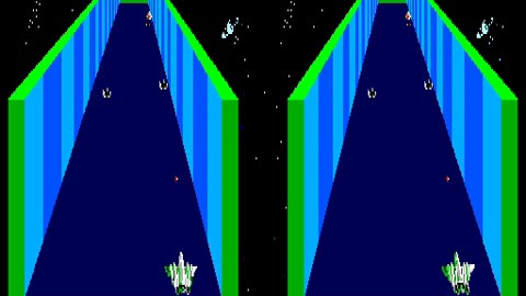 Master System Longplay 061 Zaxxon 3-D stereo