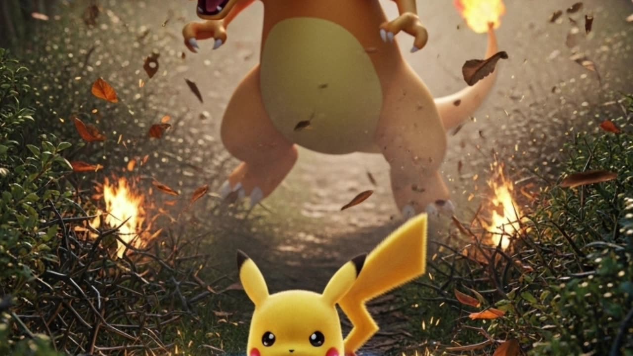 Pikachu help hungry pokemon