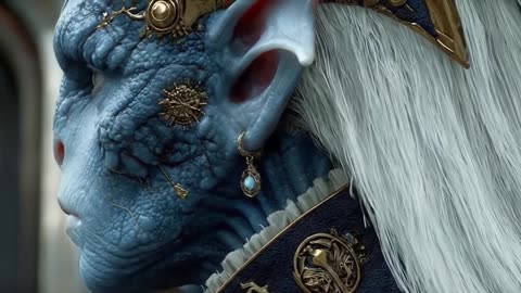 Humanoid, slightly amphibious, with green skin tones, symbolizing a strong connection