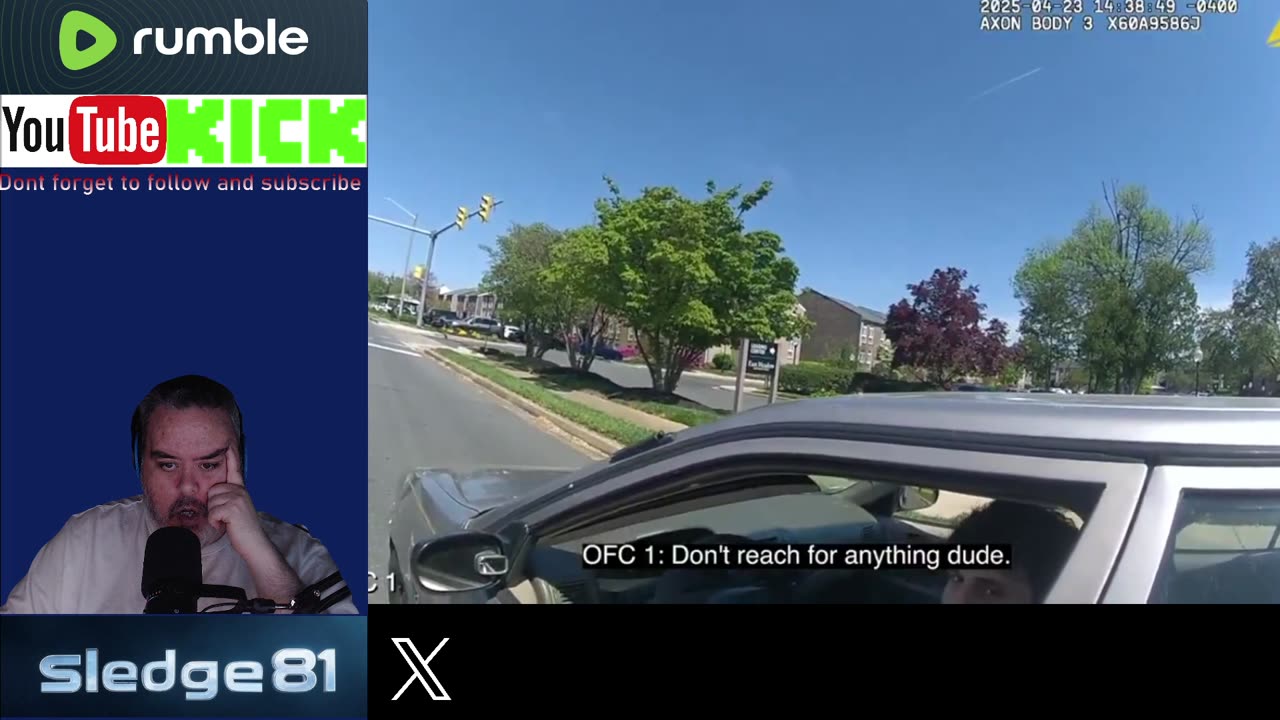 Police in Fairfax have released the footage showing an armed Afghan migrant, trying to kill officers