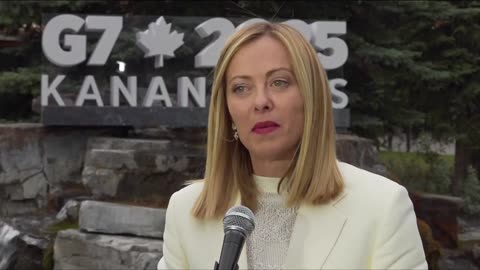 🔴Punto stampa del Pres. del Consiglio, Giorgia Meloni, in occasione del G7 a Kananaskis in Canada.