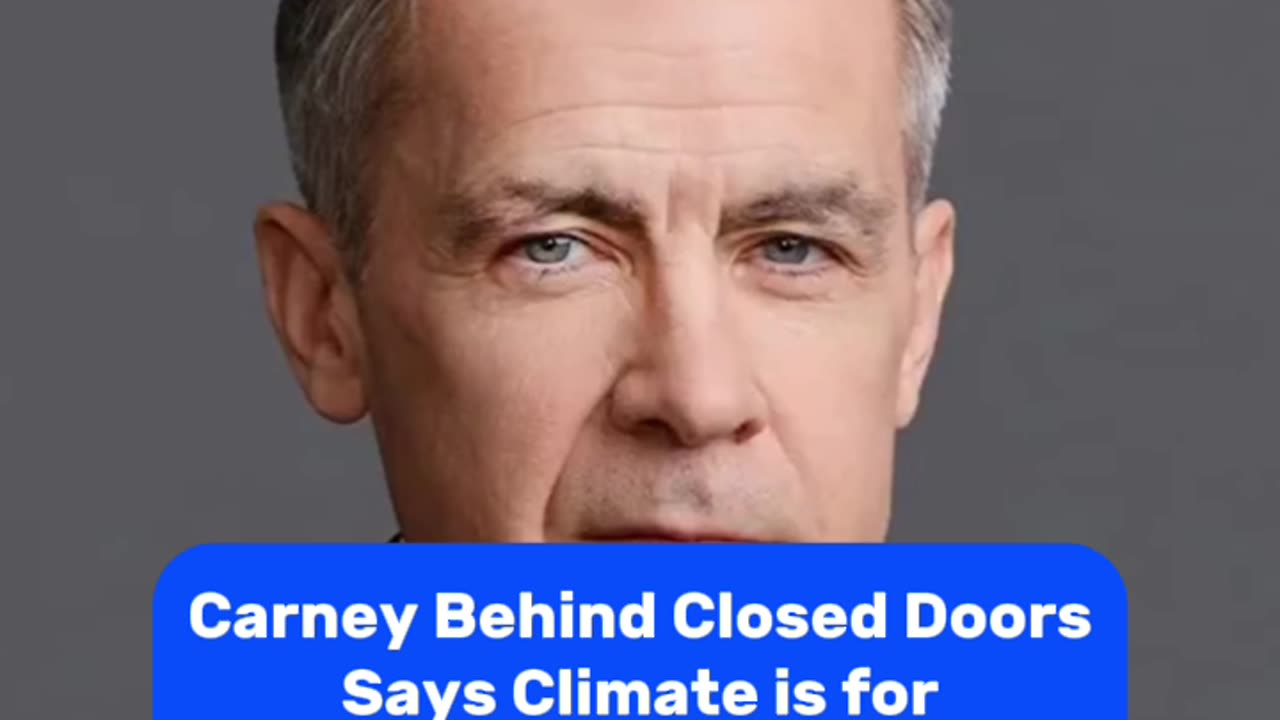 Mark Carney Is Going To Profit From Climate Policies