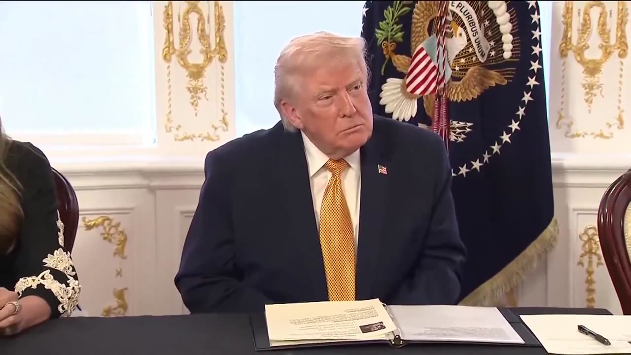 Trump’s Christmas Eve Call with Troops Cut Off